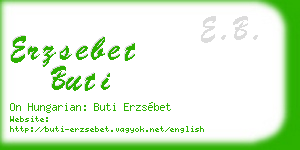 erzsebet buti business card